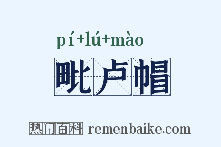 毗卢帽是什么意思的图片
